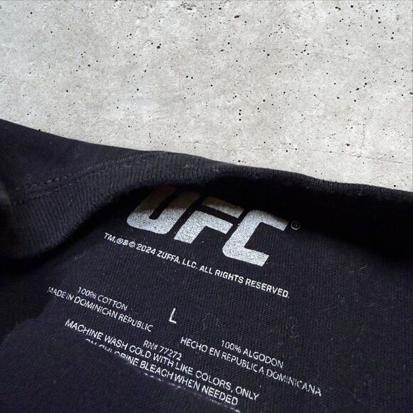 UFC Worldwide Graphic T-Shirt Short Sleeve Black 2024 Size Large - Picture 7 of 8